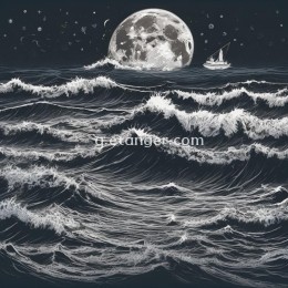 别慌，月亮也正在大海某处迷茫。